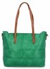 Torebka Damska Shopper Bag XL z Kosmetyczką firmy Herisson H8806 Zielona